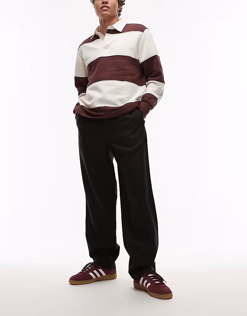 Брюки свободного кроя ARKET с завязками на талии черного цвета
Брюки свободного кроя ARKET с завязками на талии черного цвета