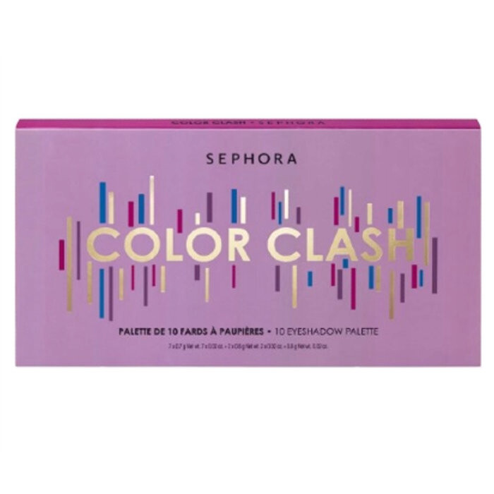 Sephora, Color Clash, палитра теней для век, прессованные
Sephora, Color Clash, палитра теней для век, прессованные