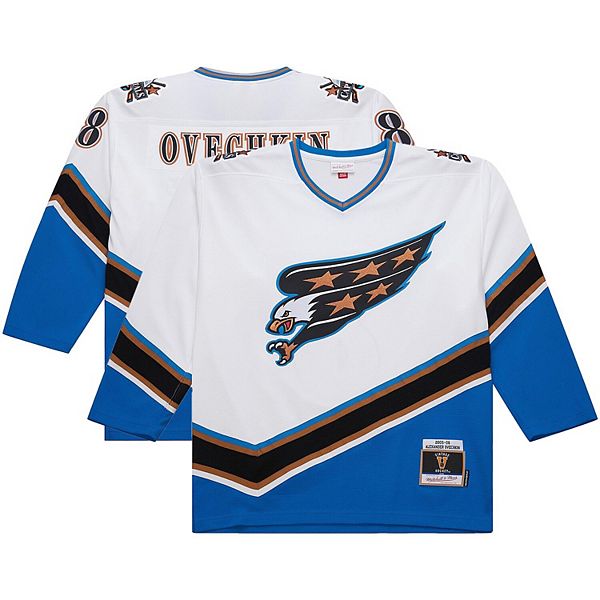 Мужская футболка Alexander Ovechkin белая Washington Capitals Big & Tall 2005/06 Power Play Mitchell & Ness
Мужская футболка Alexander Ovechkin белая Washington Capitals Big & Tall 2005/06 Power Play Mitchell & Ness