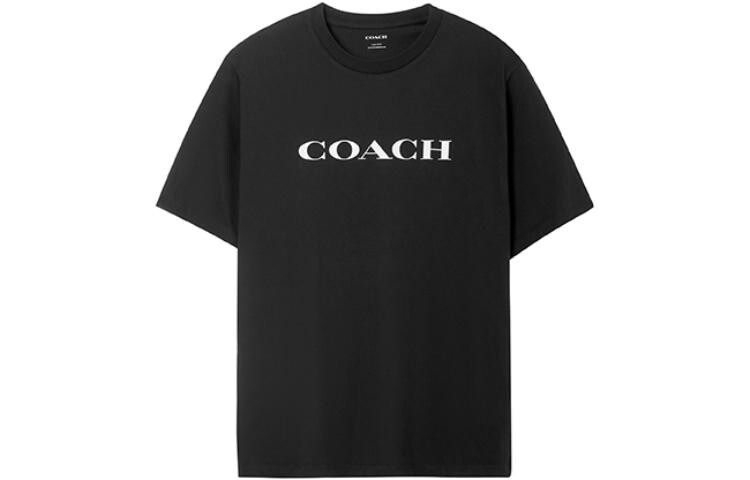 Футболка Coach Essential из органического хлопка, Черный 
Футболка Coach Essential из органического хлопка, Черный
