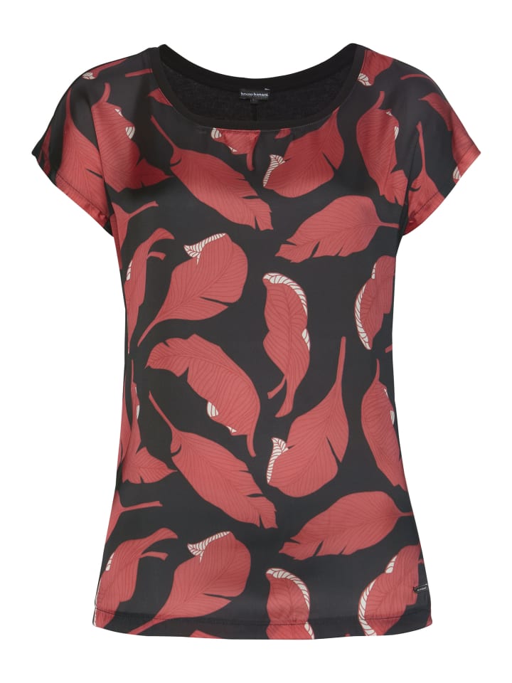 Блузка-рубашка черного и красного цветов Bruno Banani
Блузка-рубашка черного и красного цветов Bruno Banani