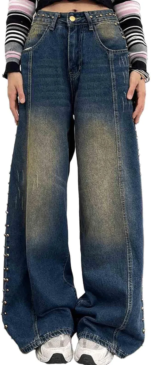 Женские джинсы Design Sense Vintage с высокой талией и свободным кроем BXCNCKD
Женские джинсы Design Sense Vintage с высокой талией и свободным кроем BXCNCKD