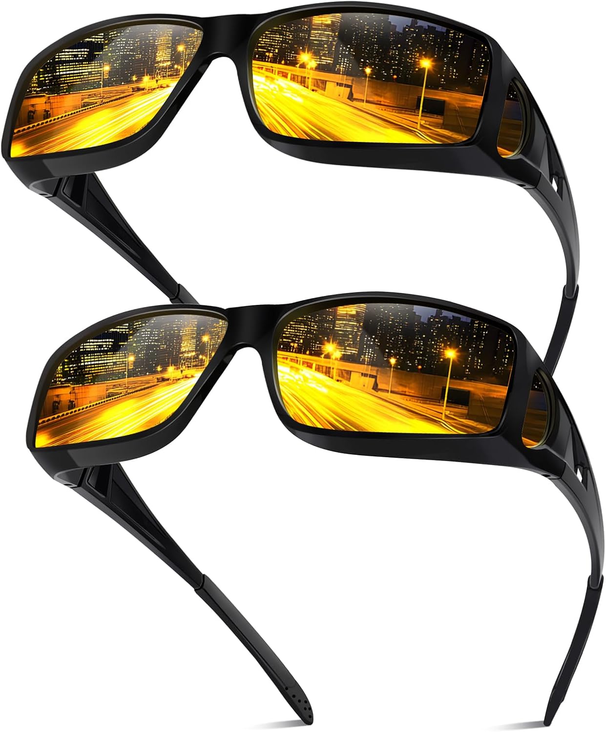 Очки для ночного вождения Bio-th, надеваемые поверх обычных очков, для мужчин и женщин, с антибликовым покрытием, подходят для вождения, езды на велосипеде и игры в гольф, A04 Light Black+light Black
Очки для ночного вождения Bio-th, надеваемые поверх обычных очков, для мужчин и женщин, с антибликовым покрытием, подходят для вождения, езды на велосипеде и игры в гольф, A04 Light Black+light Black