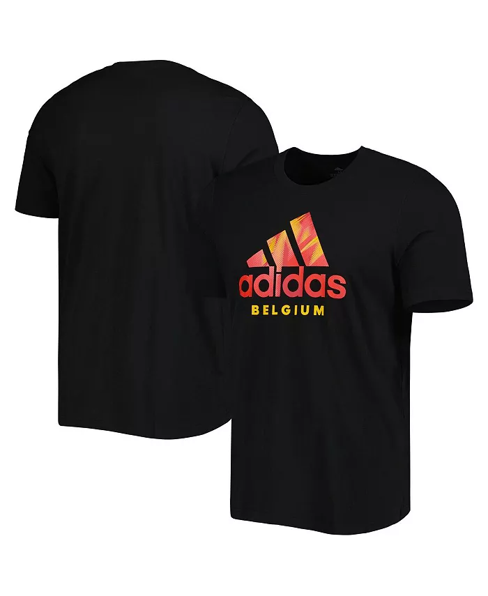 Мужская черная футболка Belgium National Team DNA с принтом adidas
Мужская черная футболка Belgium National Team DNA с принтом adidas