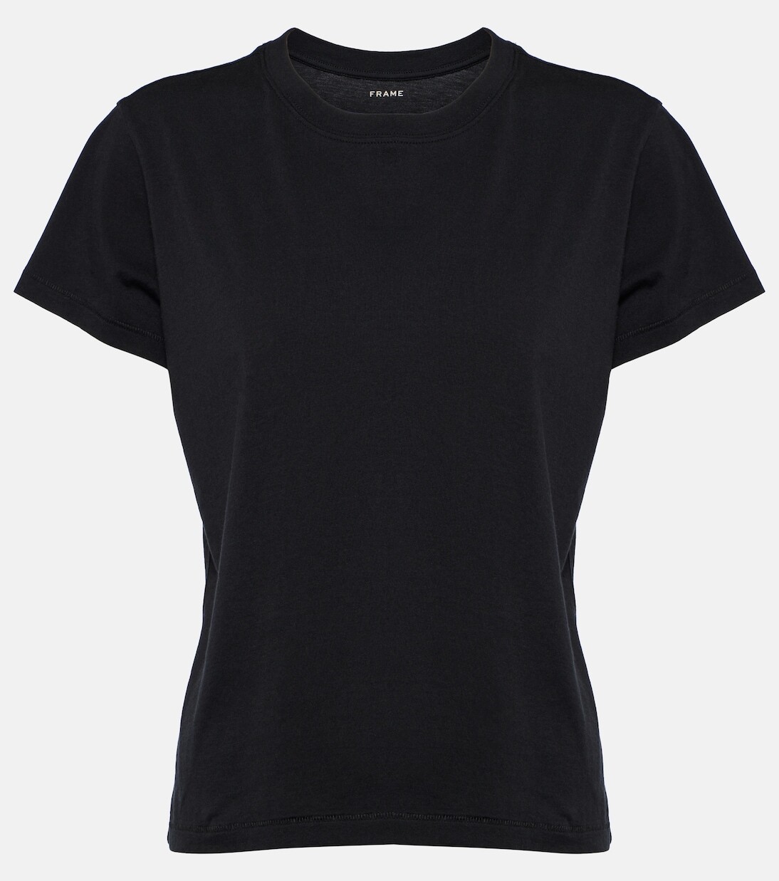 Футболка baby tee из хлопкового джерси Frame, черный
Футболка baby tee из хлопкового джерси Frame, черный