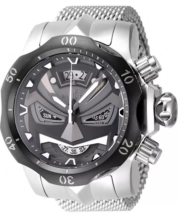 Мужские кварцевые многофункциональные часы Venom 48169, черный цвет, циферблат из оружейной стали Invicta, silver
Мужские кварцевые многофункциональные часы Venom 48169, черный цвет, циферблат из оружейной стали Invicta, silver