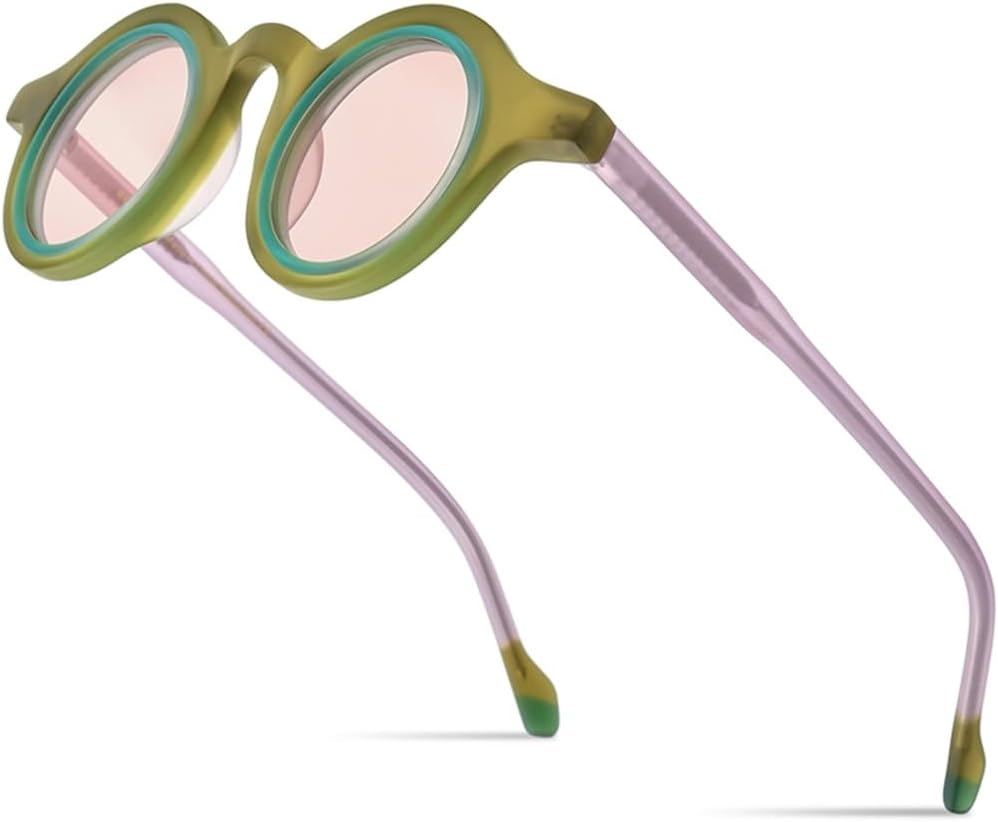 Матовые ацетатные поляризованные солнцезащитные очки для мужчин с двойной петлей, ретро-стиль, маленькие круглые солнцезащитные очки UV400 для женщин MTZJH, Matte Green Pink
Матовые ацетатные поляризованные солнцезащитные очки для мужчин с двойной петлей, ретро-стиль, маленькие круглые солнцезащитные очки UV400 для женщин MTZJH, Matte Green Pink