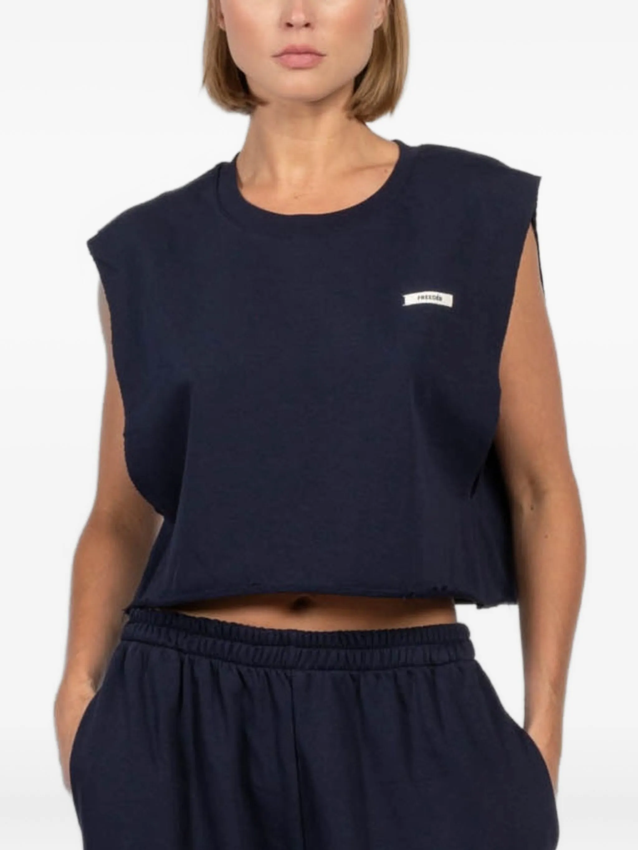 Топ Soft с необработанными краями Freedér, синий
Топ Soft с необработанными краями Freedér, синий