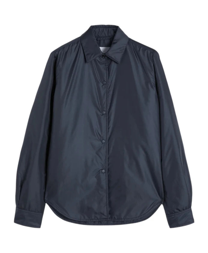 Синяя стеганая нейлоновая рубашка Aspesi, синий
Синяя стеганая нейлоновая рубашка Aspesi, синий