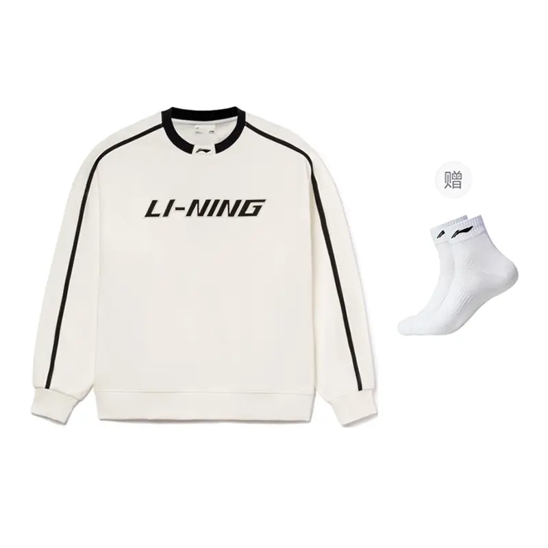 Толстовки Li Ning, унисекс, с круглым вырезом, средней толщины, стандартного размера., белый li-ning socks 1 pack
Толстовки Li Ning, унисекс, с круглым вырезом, средней толщины, стандартного размера., белый li-ning socks 1 pack
