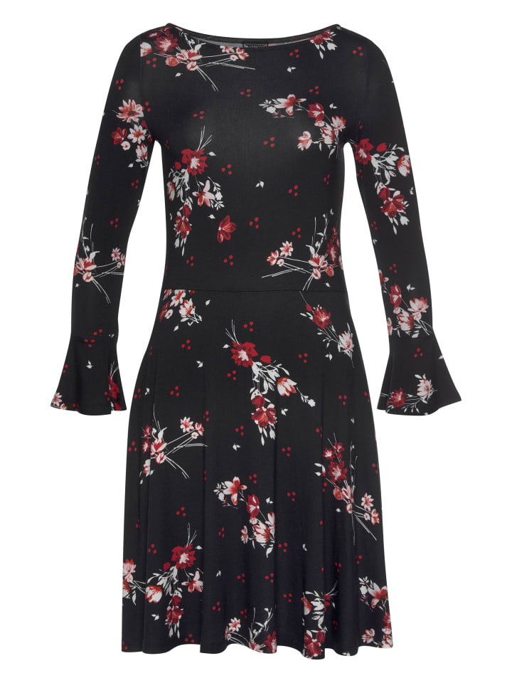 Платье из джерси с черным узором Laura Scott
Платье из джерси с черным узором Laura Scott