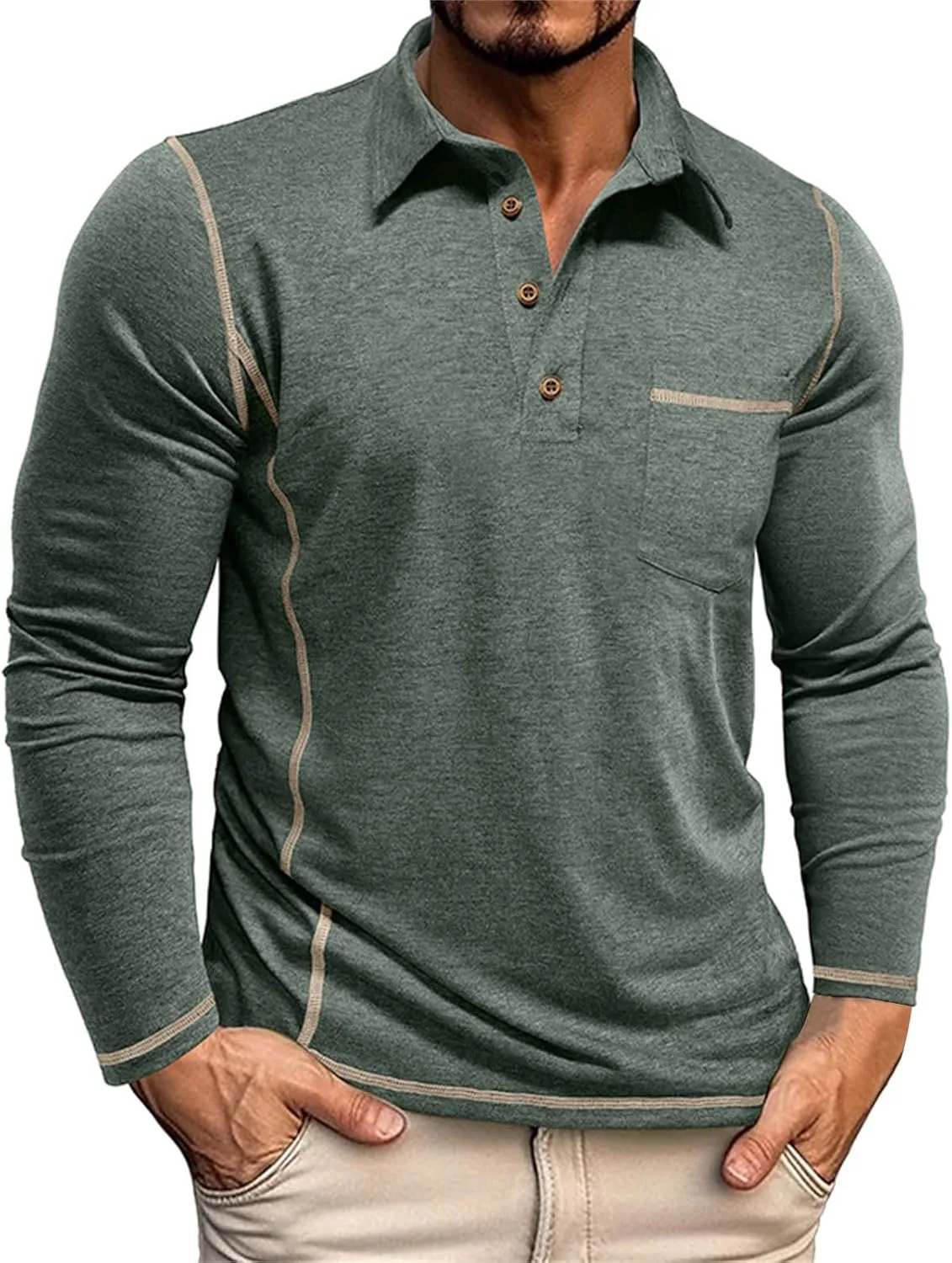 Мужская поло Muscle Fit Casual
Мужская поло Muscle Fit Casual
