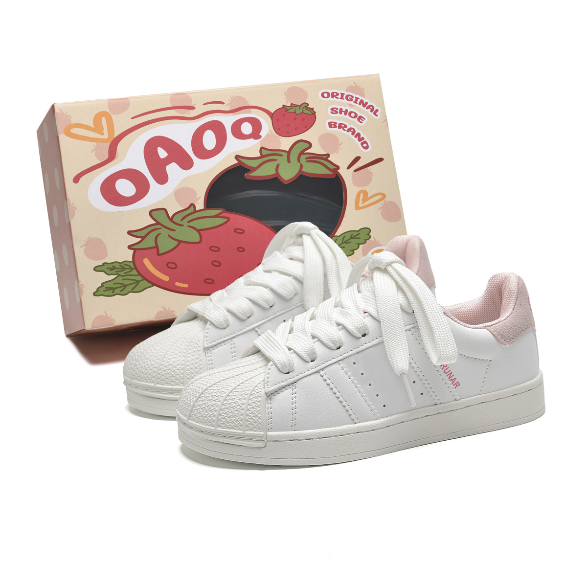 OAOQ Амортизирующие, износостойкие, легкие и дышащие лоу-топ скейтбордские кроссовки унисекс розовые, цвет Pink
OAOQ Амортизирующие, износостойкие, легкие и дышащие лоу-топ скейтбордские кроссовки унисекс розовые, цвет Pink