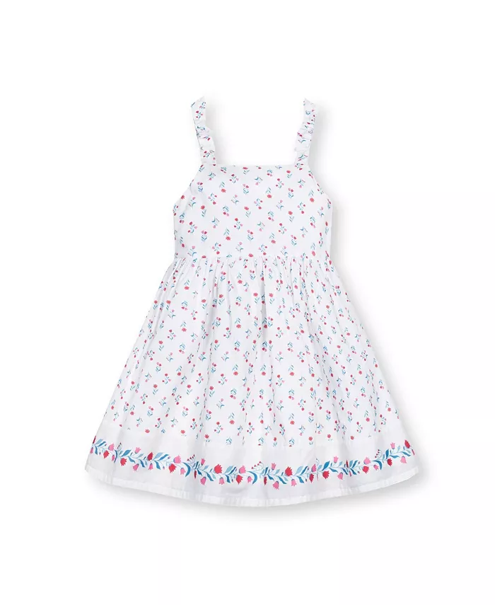 Платье-сарафан без рукавов с бантиками на бретелях и кружевным подолом для девочки Hope & Henry, белый
Платье-сарафан без рукавов с бантиками на бретелях и кружевным подолом для девочки Hope & Henry, белый