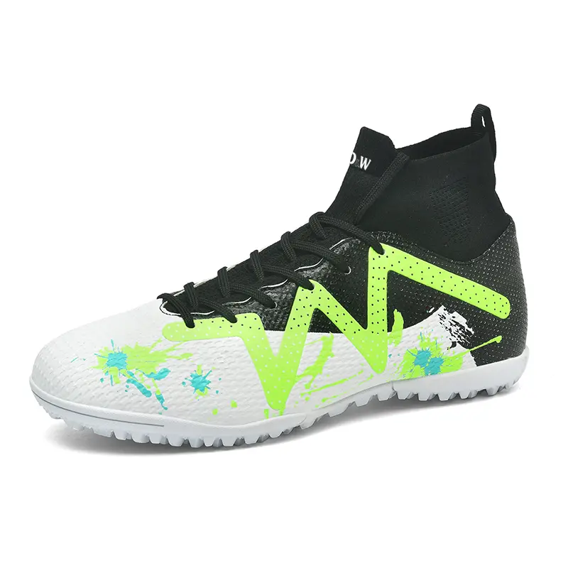 Футбольные бутсы для детей и подростков с высоким верхом, противоскользящие, с амортизацией от ударов и истираний D&W, черный/белый
Футбольные бутсы для детей и подростков с высоким верхом, противоскользящие, с амортизацией от ударов и истираний D&W, черный/белый