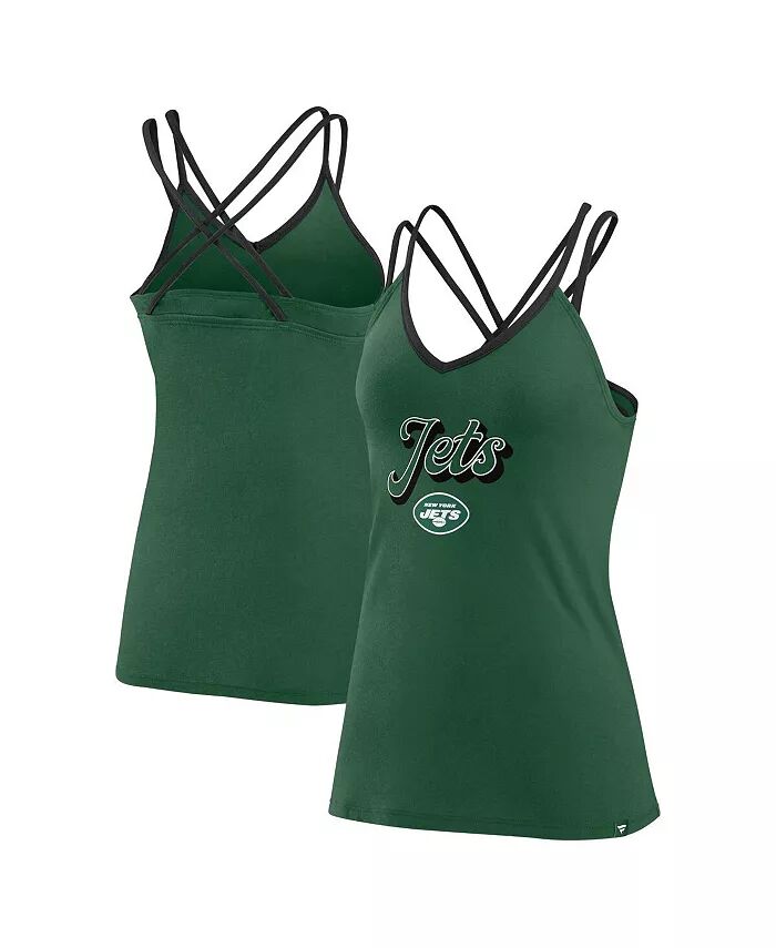 Женская зеленая майка New York Jets Go for It с перекрещивающимися бретелями на спине Fanatics
Женская зеленая майка New York Jets Go for It с перекрещивающимися бретелями на спине Fanatics