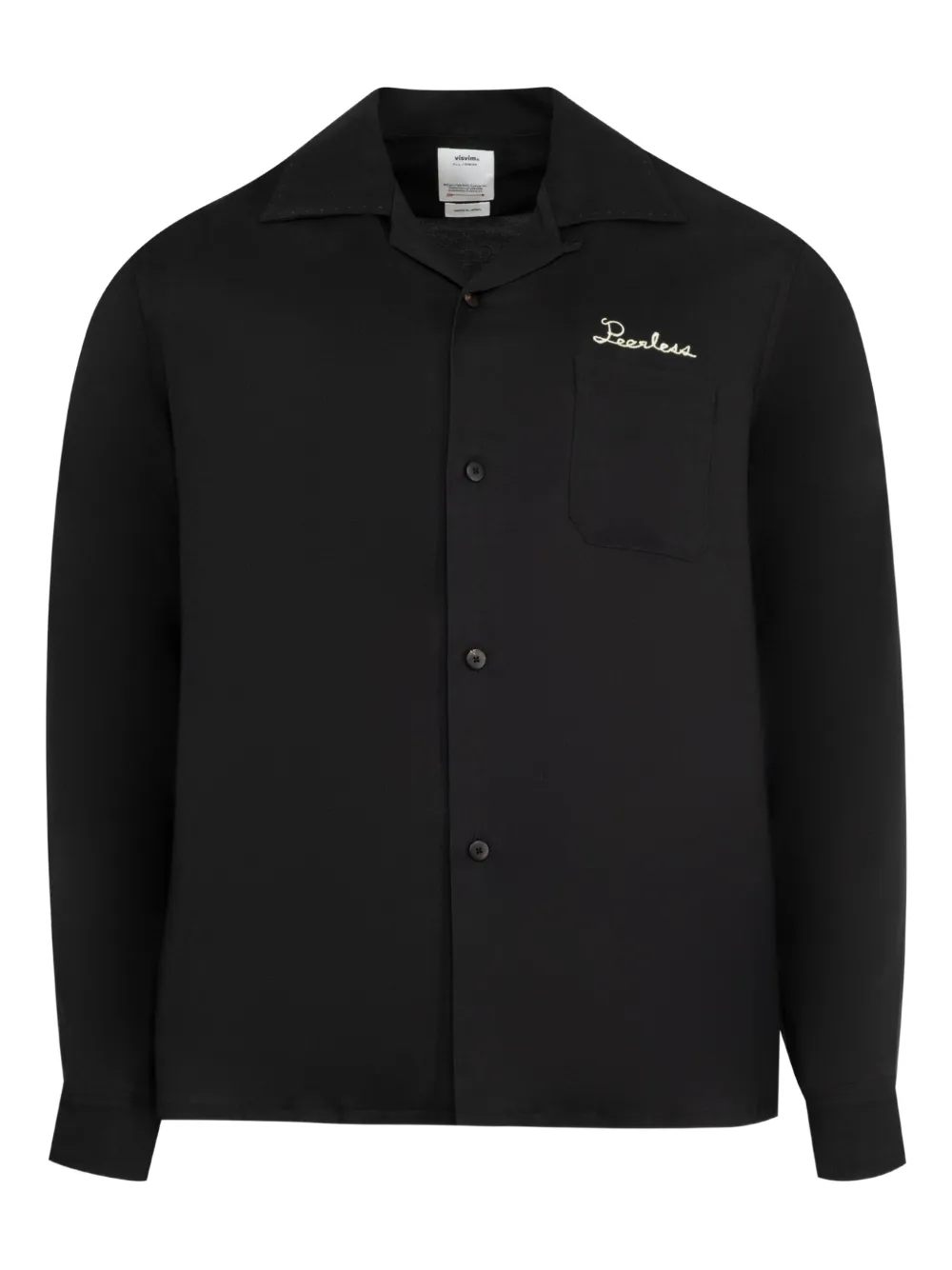 Рубашка с вышитым логотипом visvim, черный
Рубашка с вышитым логотипом visvim, черный