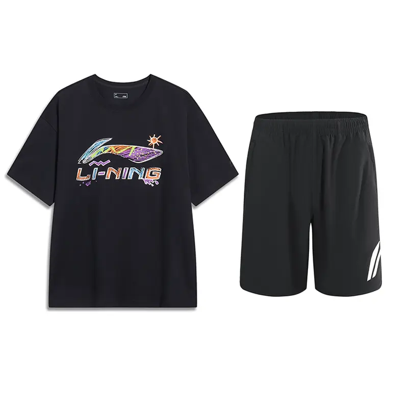 LINING Повседневная спортивная одежда унисекс черная
LINING Повседневная спортивная одежда унисекс черная