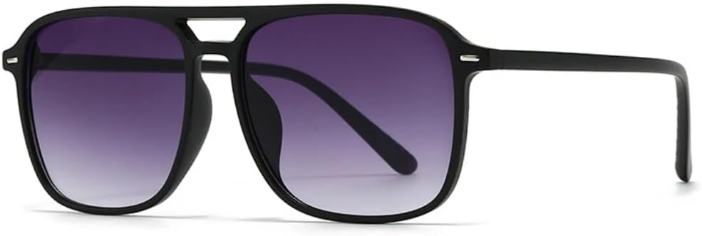 Модные женские солнцезащитные очки с двойной перемычкой, квадратной формы, защита от УФ-излучения UV400, ретро-заклепки. Мужские солнцезащитные очки UATXTAU, Black Gray Gradient
Модные женские солнцезащитные очки с двойной перемычкой, квадратной формы, защита от УФ-излучения UV400, ретро-заклепки. Мужские солнцезащитные очки UATXTAU, Black Gray Gradient