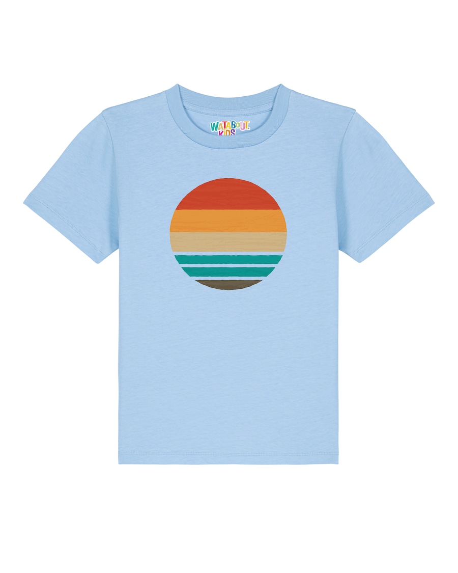 Рубашка watabout.kids Retro Sunset Ocean, голубой/светло-голубой
Рубашка watabout.kids Retro Sunset Ocean, голубой/светло-голубой