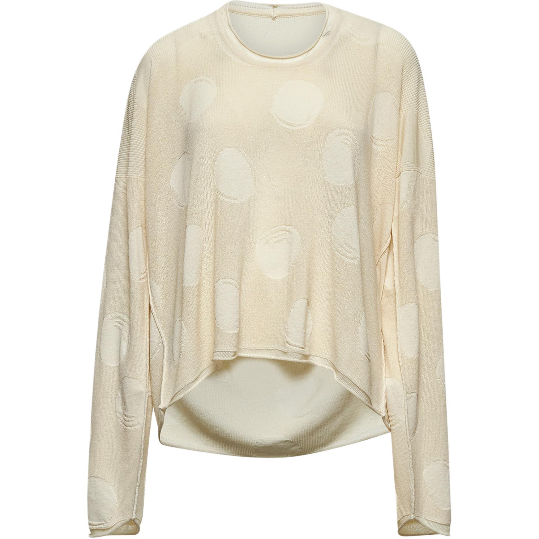 Поло свитер с узором в горошек UMA WANG, Ecru
Поло свитер с узором в горошек UMA WANG, Ecru