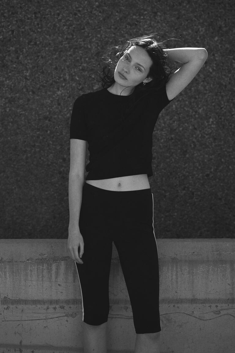 Леггинсы-Капри с полосками по бокам H&M, черный
Леггинсы-Капри с полосками по бокам H&M, черный