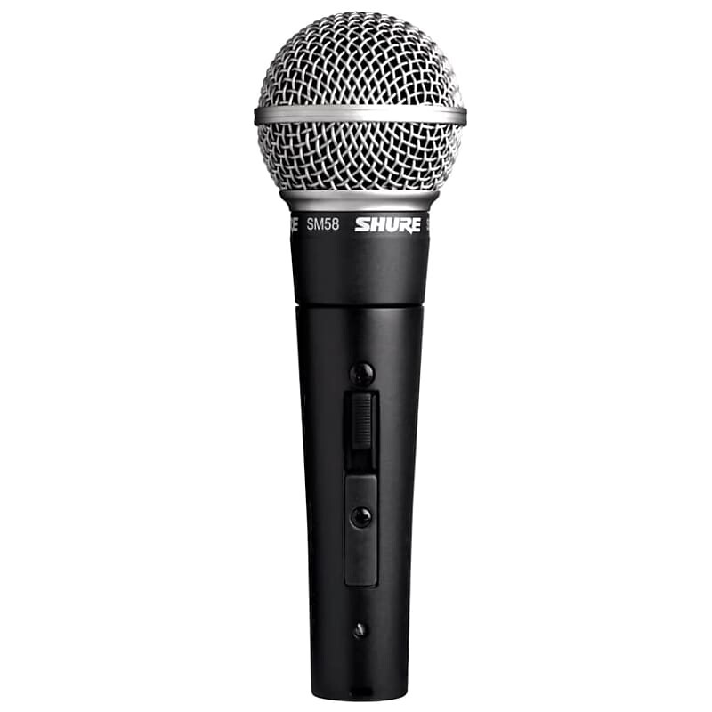 Кардиоидный динамический вокальный микрофон Shure SM58S Handheld Cardioid Dynamic Microphone with On / Off Switch
Кардиоидный динамический вокальный микрофон Shure SM58S Handheld Cardioid Dynamic Microphone with On / Off Switch