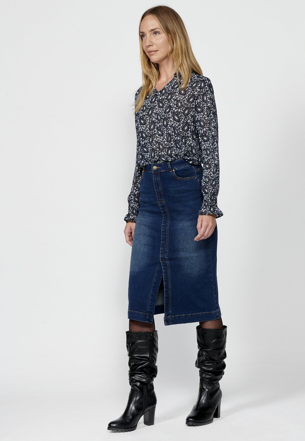 Блуза Koroshi, темно-синий
Блуза Koroshi, темно-синий