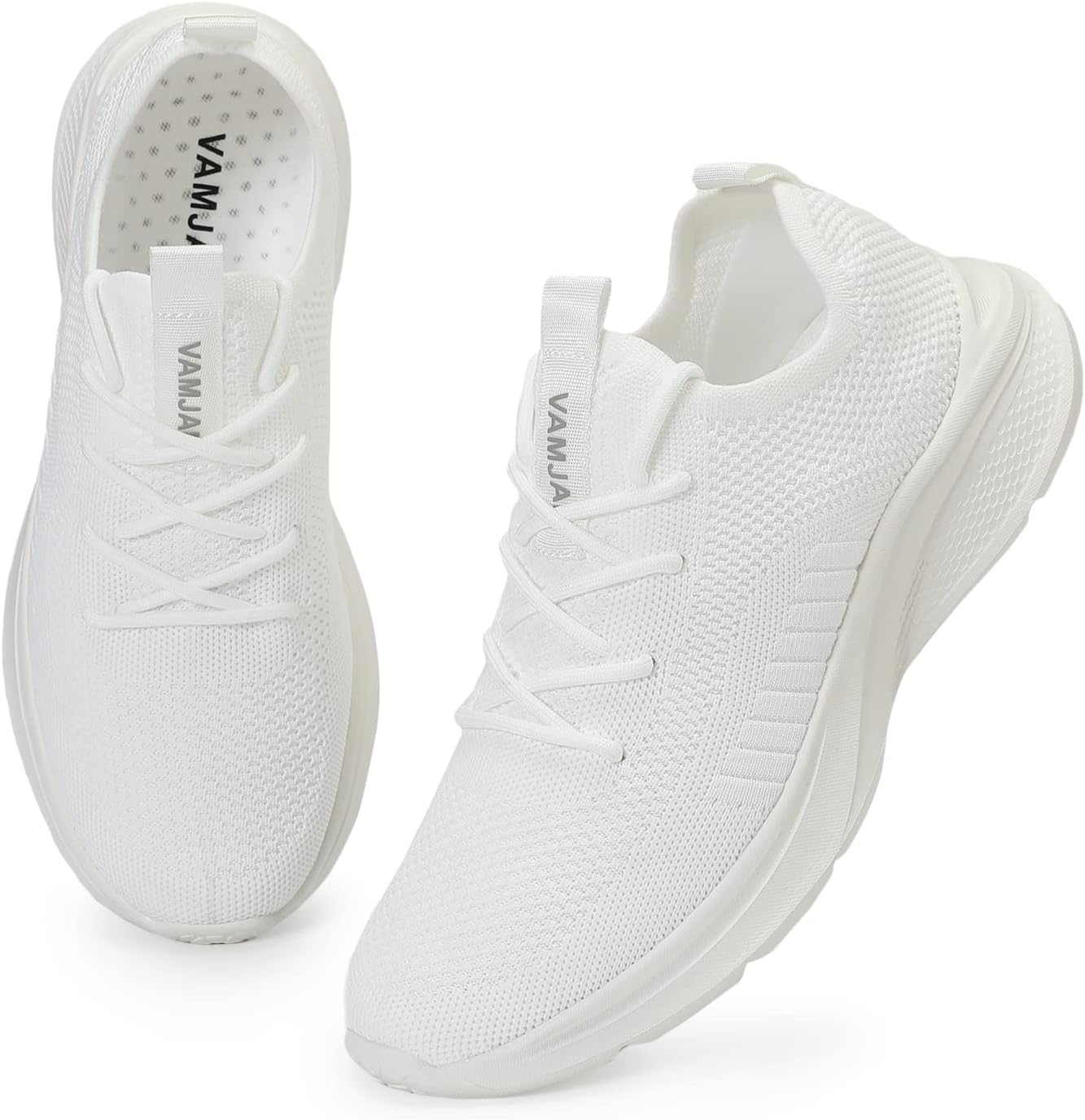 Мужские кроссовки VAMJAM для бега - модные кеды, легкие и дышащие, с верхом из вязаной сетки, шнуровкой, для ходьбы, тренировок и повседневного спорта, белый
Мужские кроссовки VAMJAM для бега - модные кеды, легкие и дышащие, с верхом из вязаной сетки, шнуровкой, для ходьбы, тренировок и повседневного спорта, белый