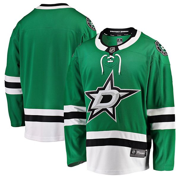Мужская фирменная футболка Kelly Green Dallas Stars Home Breakaway Fanatics
Мужская фирменная футболка Kelly Green Dallas Stars Home Breakaway Fanatics