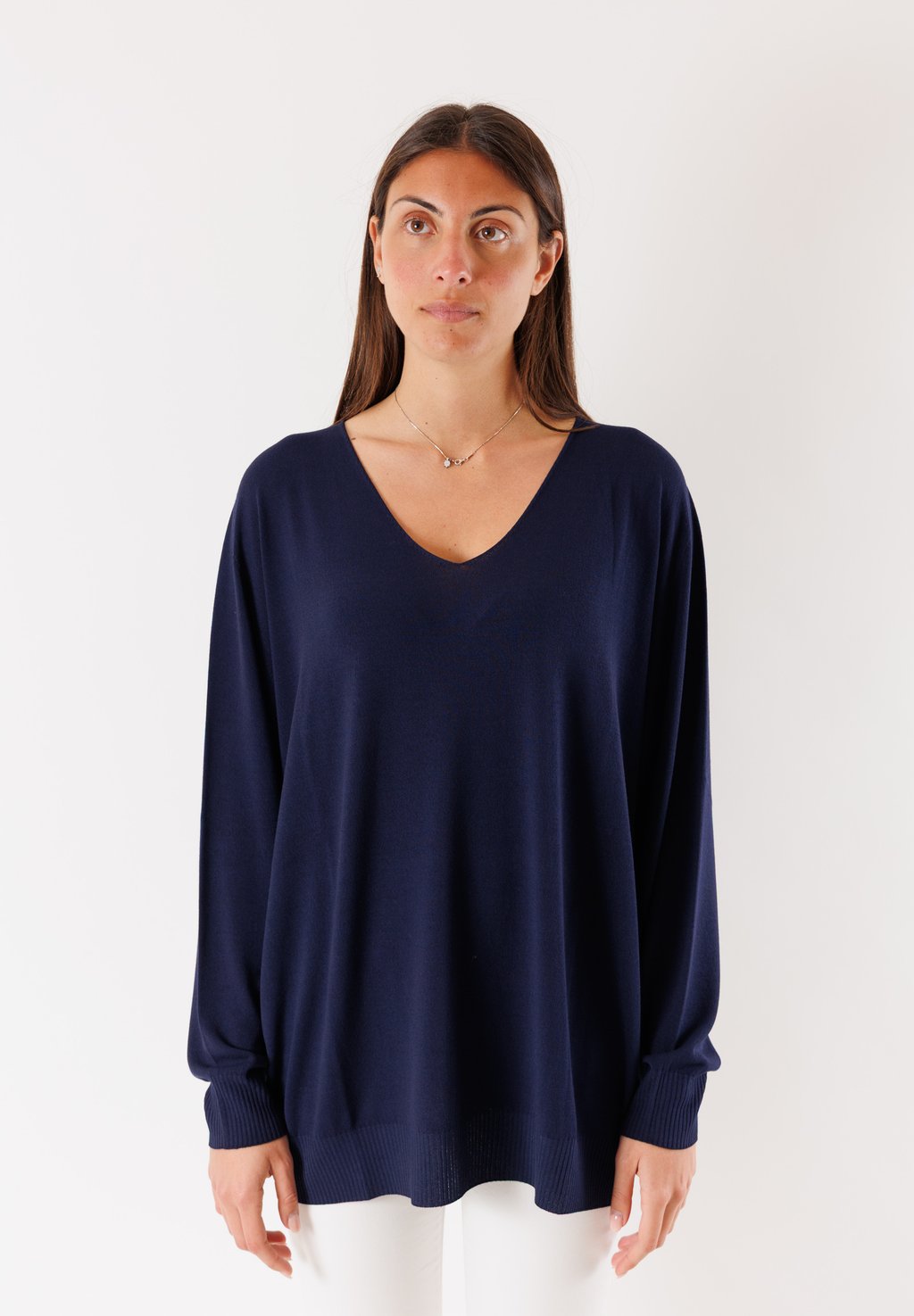 Свитер SCOLLO A V KONTATTO, синий
Свитер SCOLLO A V KONTATTO, синий