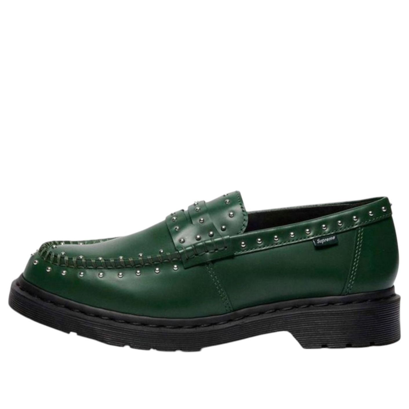 Лоферы Dr. Martens x Supreme Studded Penton, цвет «зеленый»
Лоферы Dr. Martens x Supreme Studded Penton, цвет «зеленый»