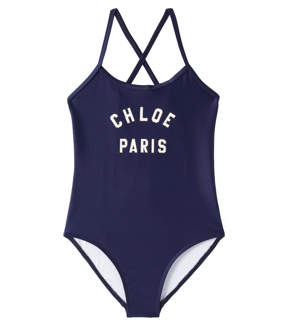 Купальник с принтом логотипа Chloé Kids, темно-синий
Купальник с принтом логотипа Chloé Kids, темно-синий