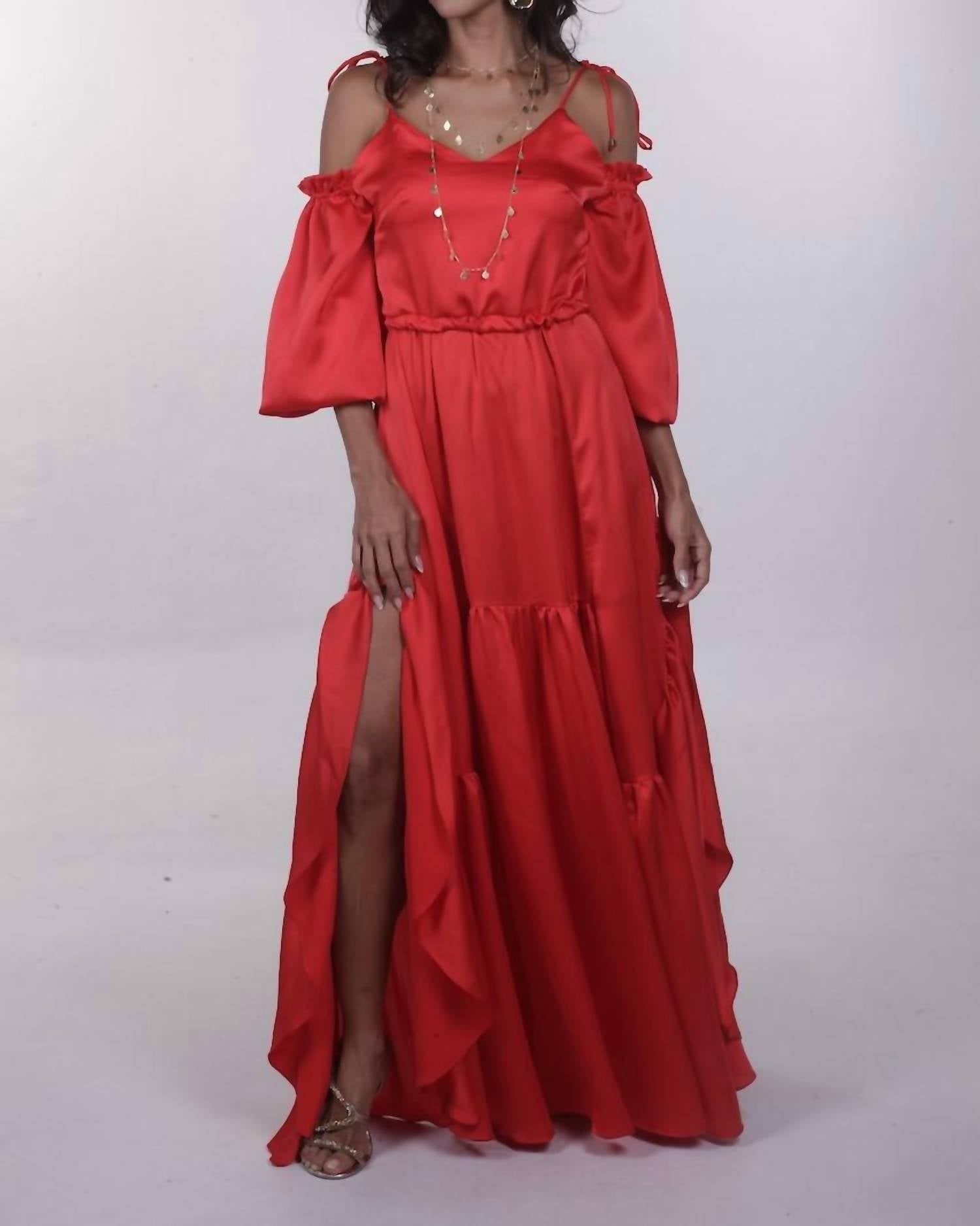 Платье макси Isabel In Flame Cristina Sabatini
Платье макси Isabel In Flame Cristina Sabatini