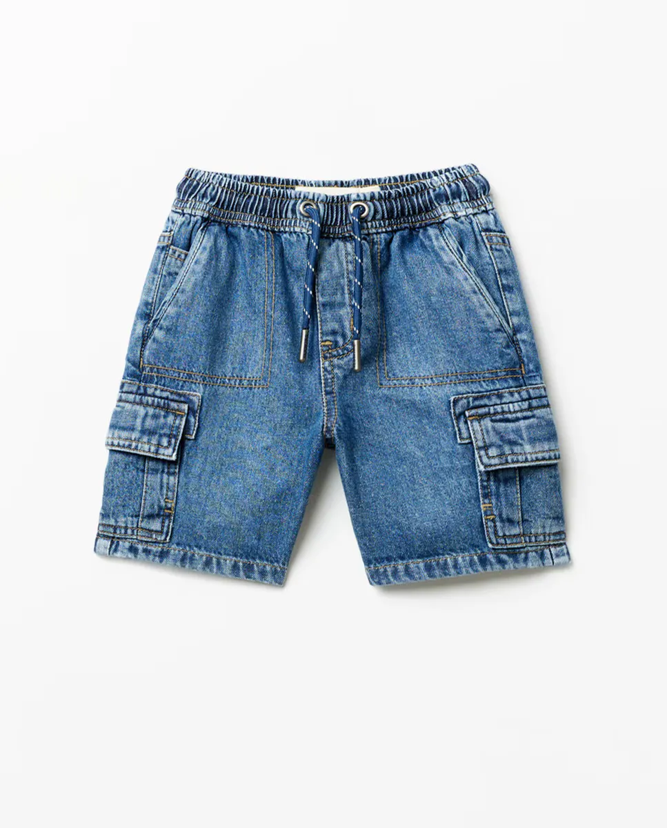 Бермуды джинсовые карго Sfera, синий
Бермуды джинсовые карго Sfera, синий