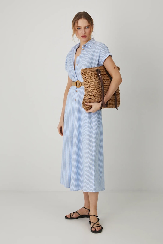 Льняное платье Medicine, синий
Льняное платье Medicine, синий