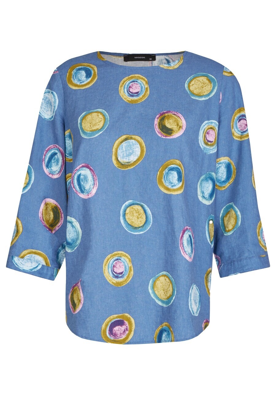 Блуза Navigazione, дымчатый синий
Блуза Navigazione, дымчатый синий
