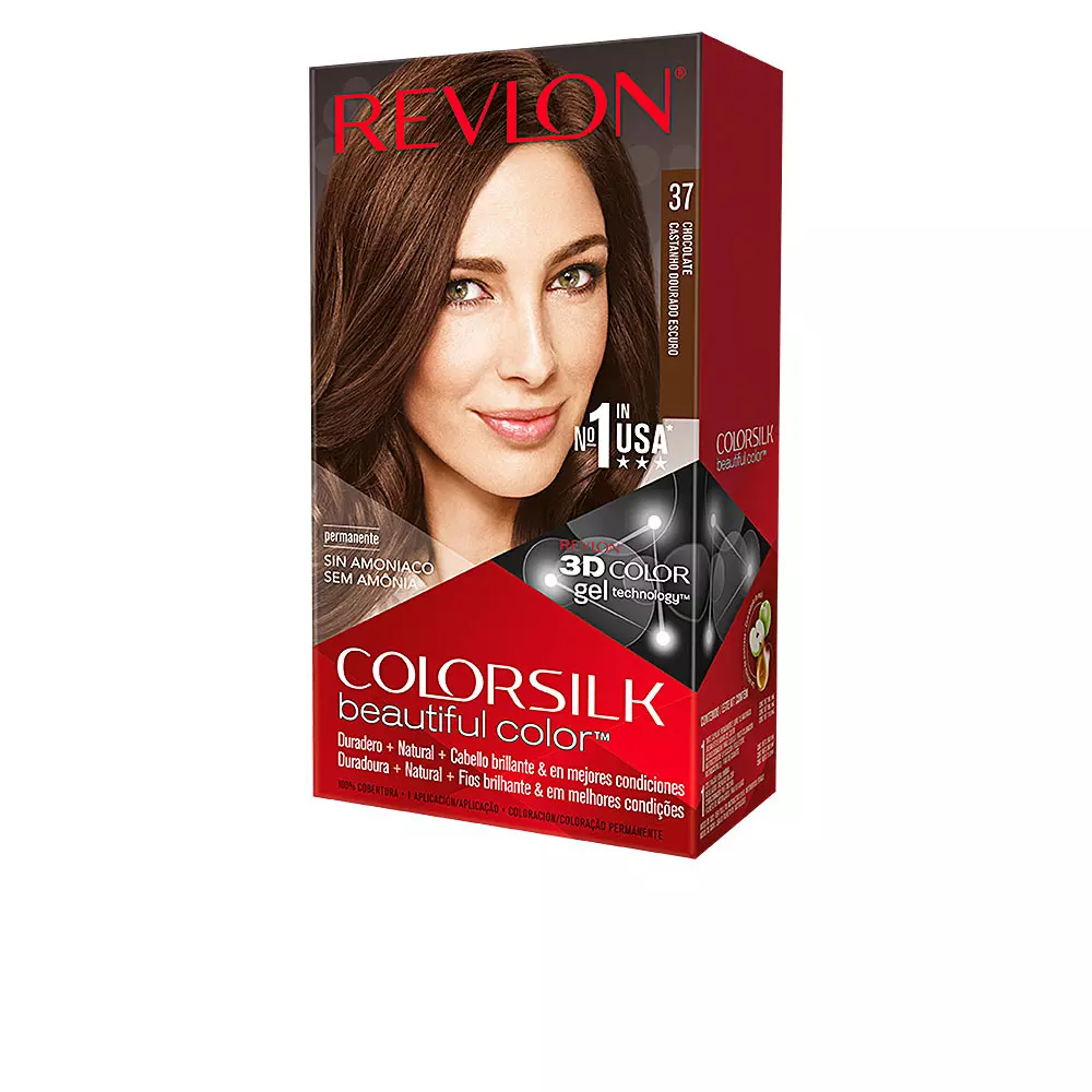 Краска для волос Colorsilk tinte Revlon Mass Market, цвет 37-chocolate, 1 шт.
Краска для волос Colorsilk tinte Revlon Mass Market, цвет 37-chocolate, 1 шт.