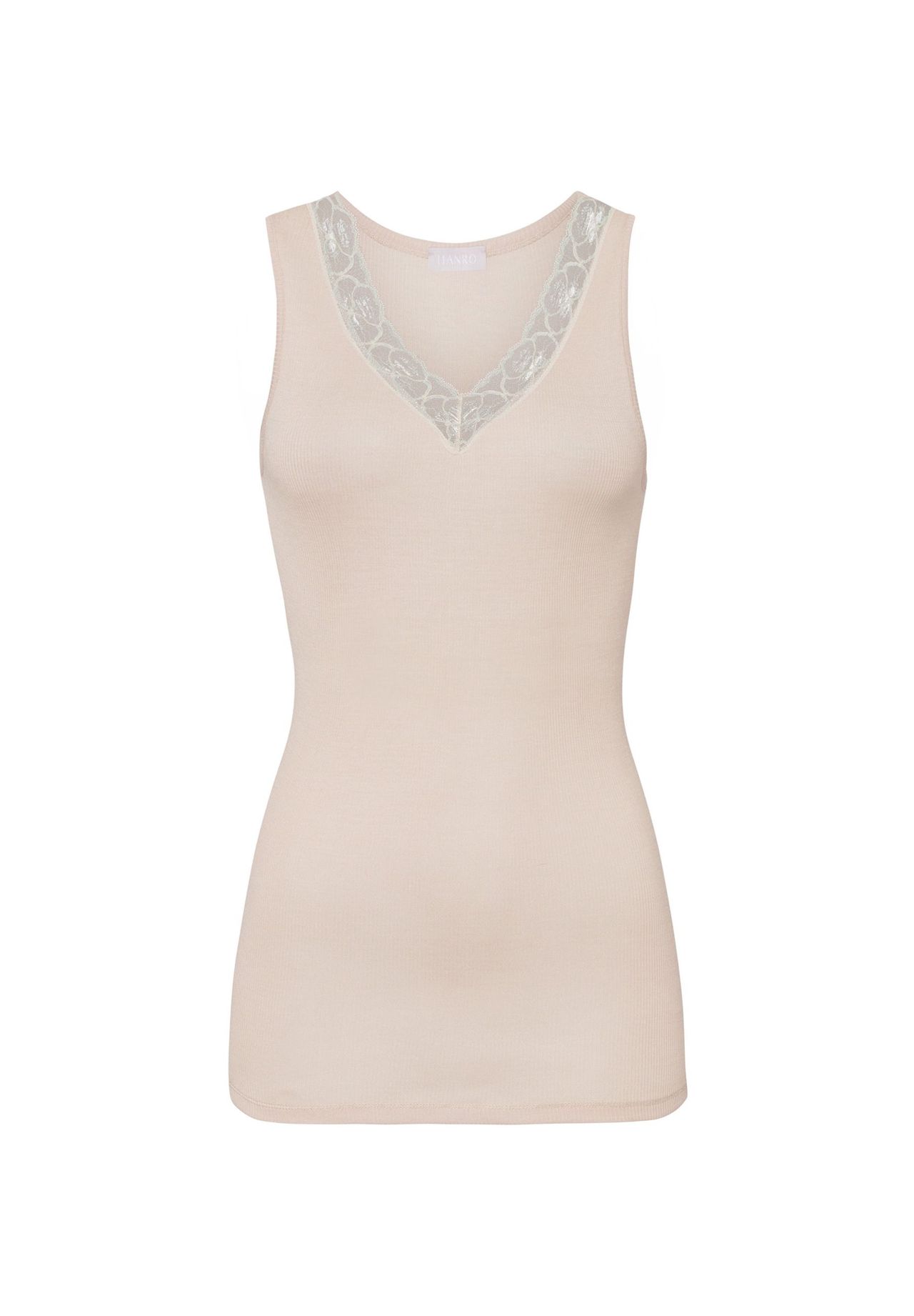 Шерстяная кружевная майка HANRO, цвет Pumice
Шерстяная кружевная майка HANRO, цвет Pumice