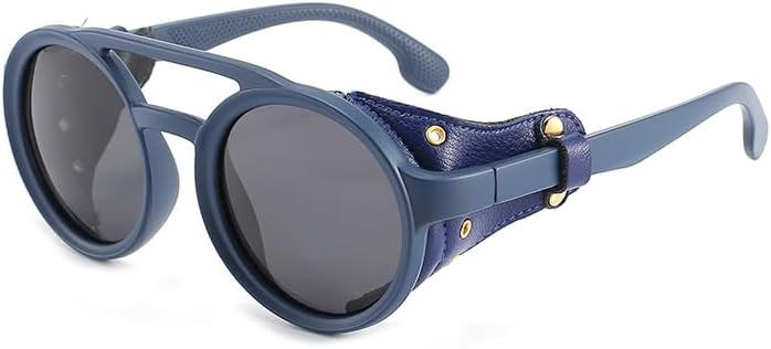 Ретро солнцезащитные очки в легкой оправе с кожаным покрытием, поляризованные, круглые, в стиле стимпанк, для походов и рыбалки, мужские и женские, солнцезащитные очки Generic, 1
Ретро солнцезащитные очки в легкой оправе с кожаным покрытием, поляризованные, круглые, в стиле стимпанк, для походов и рыбалки, мужские и женские, солнцезащитные очки Generic, 1