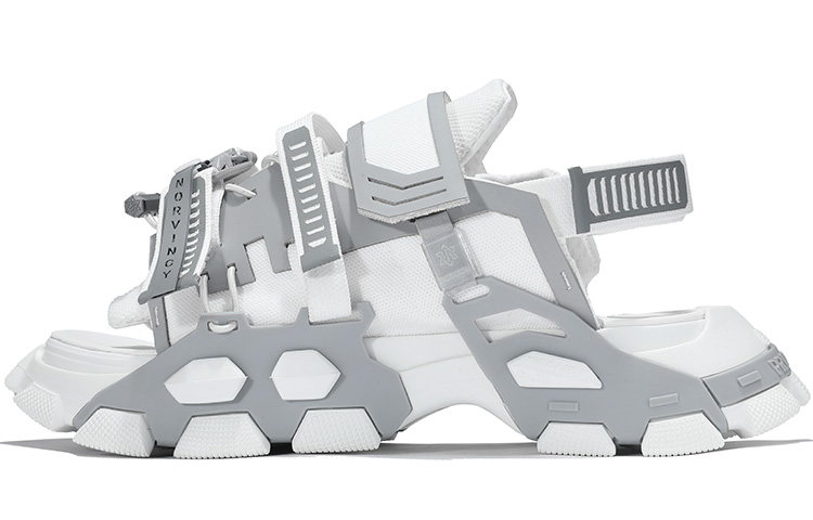 NORVINCY Роскошные уличные дышащие сандалии-слипоны для мужчин в бело-сером цвете, цвет White Gray
NORVINCY Роскошные уличные дышащие сандалии-слипоны для мужчин в бело-сером цвете, цвет White Gray