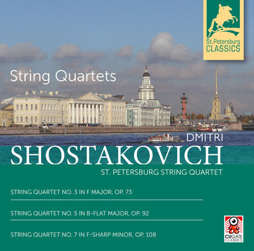 CD диск Shostakovich / st. Petersburg String Quartet: String Quartets 3, 5 & 7
CD диск Shostakovich / st. Petersburg String Quartet: String Quartets 3, 5 & 7