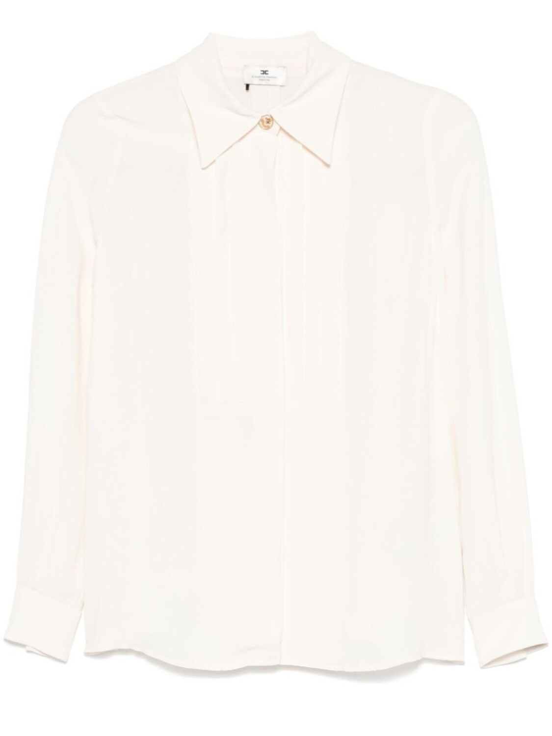 Elisabetta Franchi рубашка из ткани жоржет, нейтральный 
Elisabetta Franchi рубашка из ткани жоржет, нейтральный