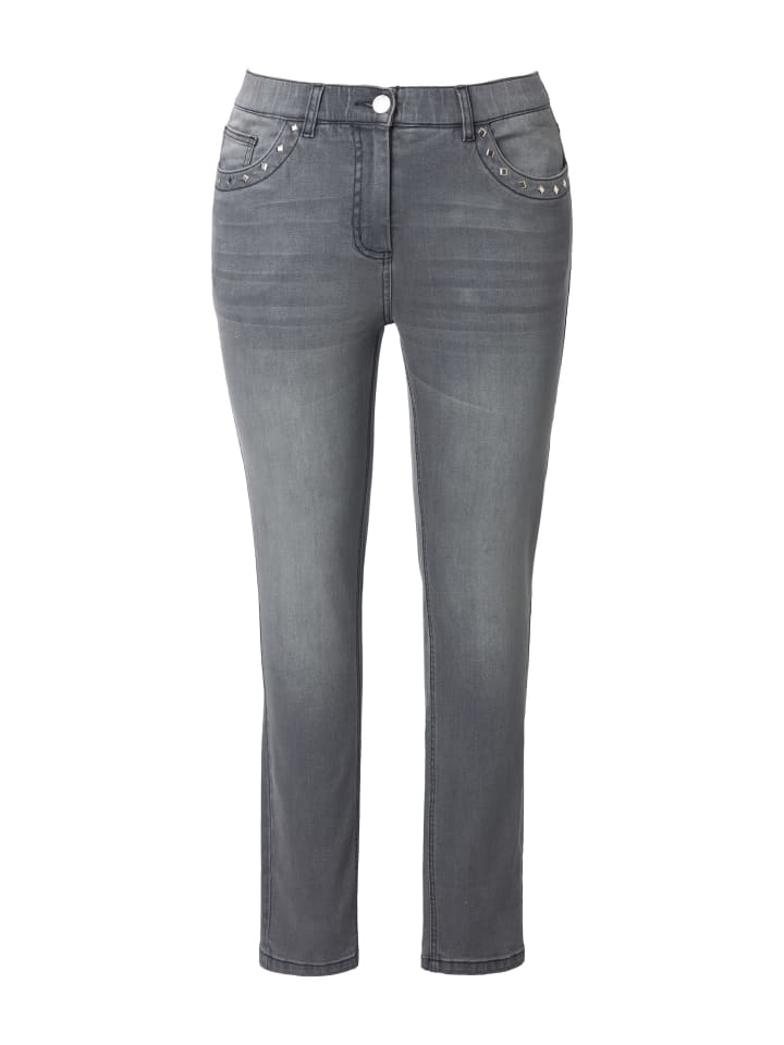 Джинсы из серого денима Ulla Popken
Джинсы из серого денима Ulla Popken