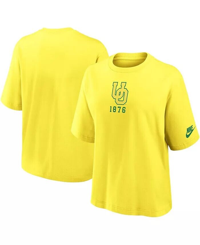 Желтая женская футболка свободного кроя Oregon Ducks Legacy Установленная Nike, желтый
Желтая женская футболка свободного кроя Oregon Ducks Legacy Установленная Nike, желтый