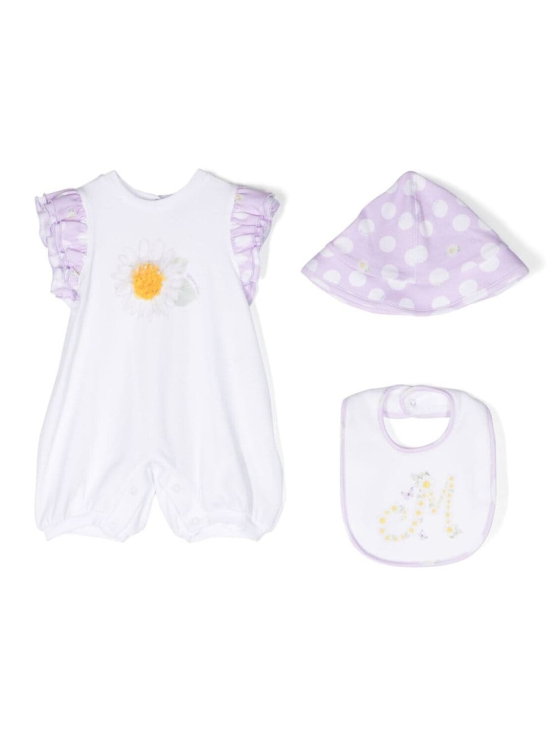 Monnalisa комплект для новорожденного с цветочным принтом, белый
Monnalisa комплект для новорожденного с цветочным принтом, белый