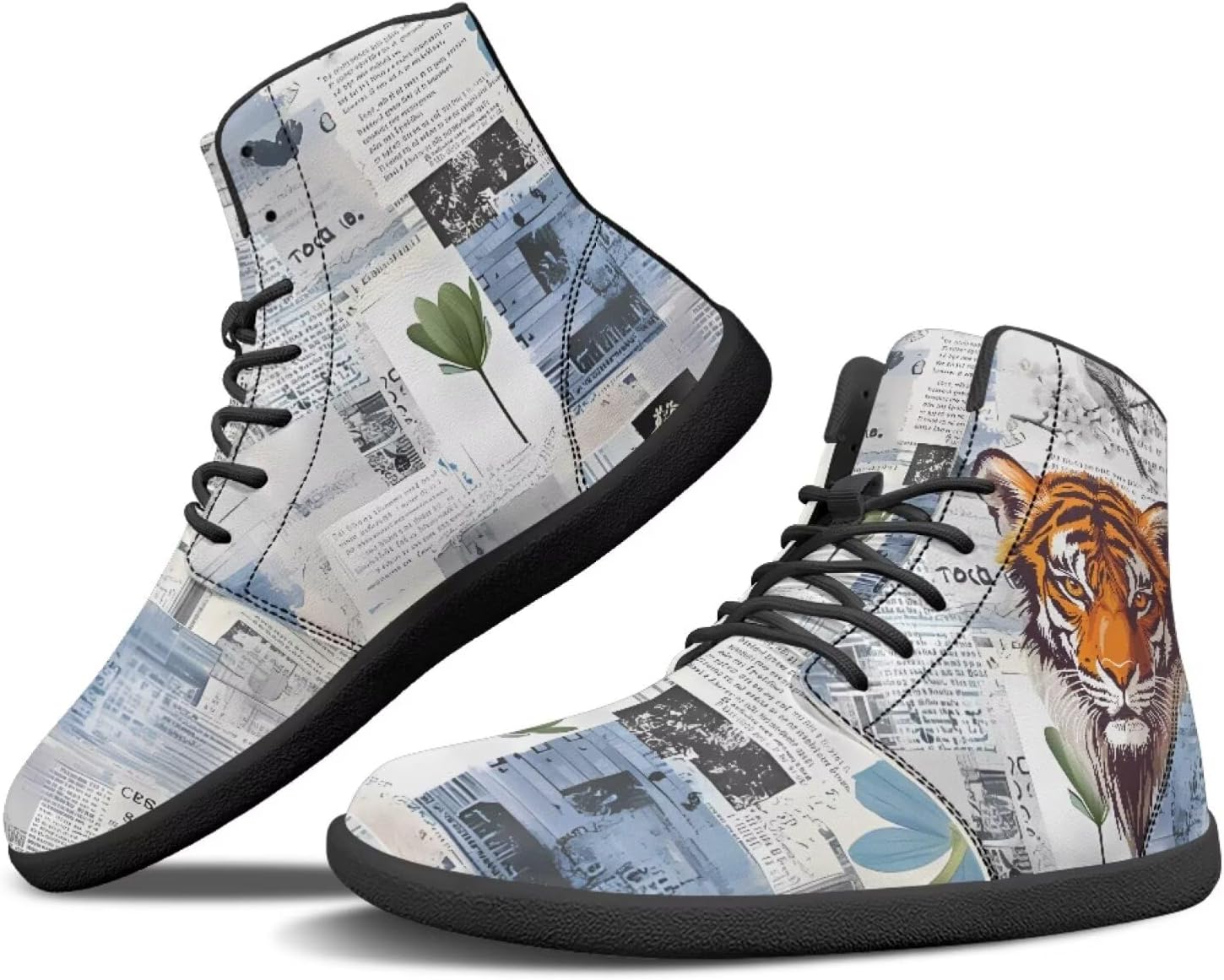 Мужские высокие кеды Binienty с ощущением земли, ботинки из ПУ-кожи, минималистичные повседневные плоские кроссовки, Newspaper Tiger
Мужские высокие кеды Binienty с ощущением земли, ботинки из ПУ-кожи, минималистичные повседневные плоские кроссовки, Newspaper Tiger