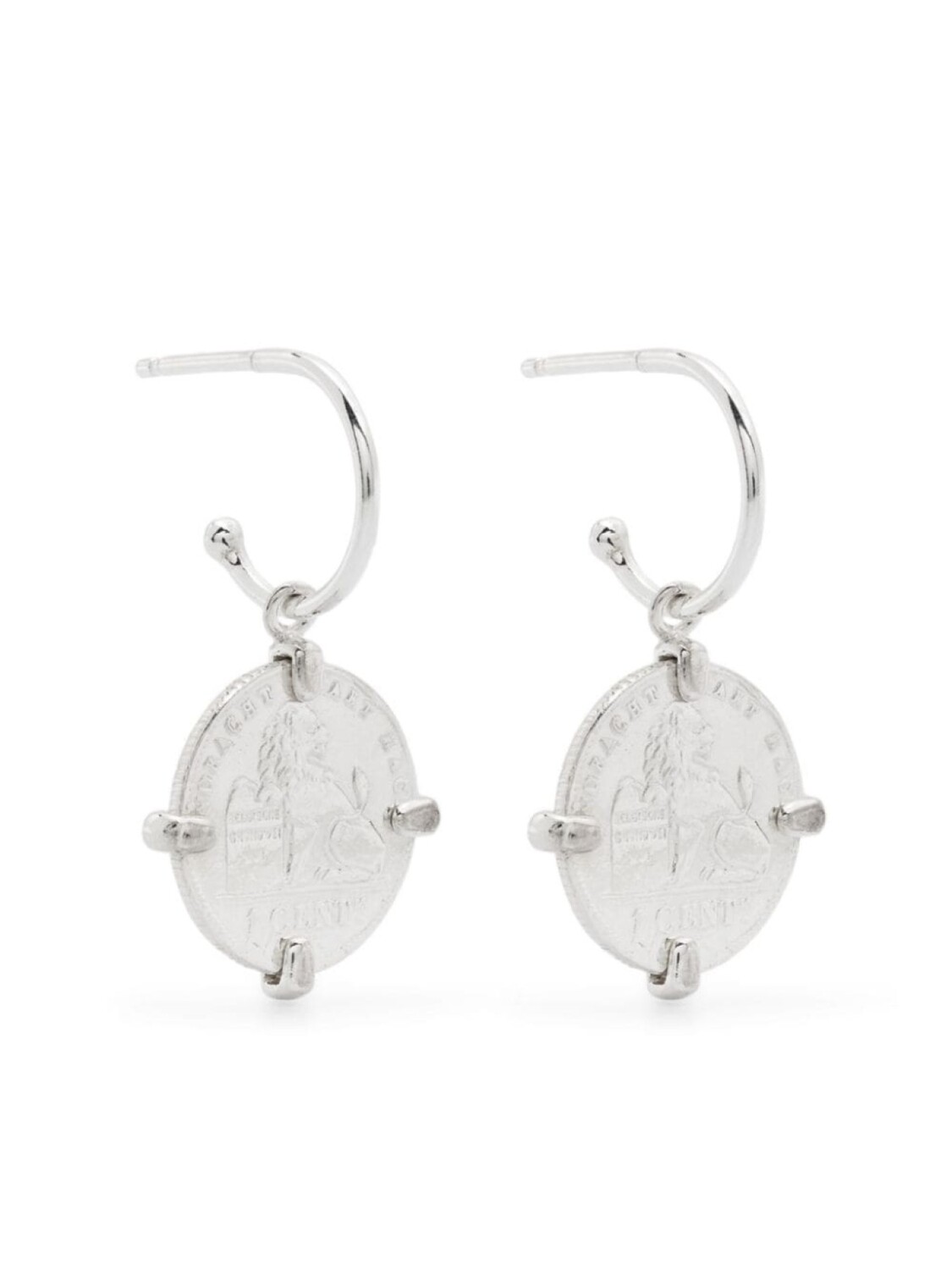 Серьги-кольца в форме монеты Wouters & Hendrix, серебряный
Серьги-кольца в форме монеты Wouters & Hendrix, серебряный