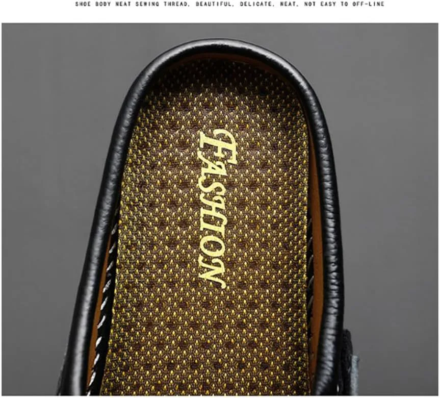 Мужские кожаные мюли DESESE, удобные сабо, дышащая кожа с перфорацией, обувь на выход без шнурков, нескользящие повседневные лоферы, коричневый
Мужские кожаные мюли DESESE, удобные сабо, дышащая кожа с перфорацией, обувь на выход без шнурков, нескользящие повседневные лоферы, коричневый