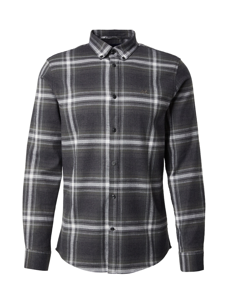 Рубашка на пуговицах классического кроя Lindbergh, хаки
Рубашка на пуговицах классического кроя Lindbergh, хаки